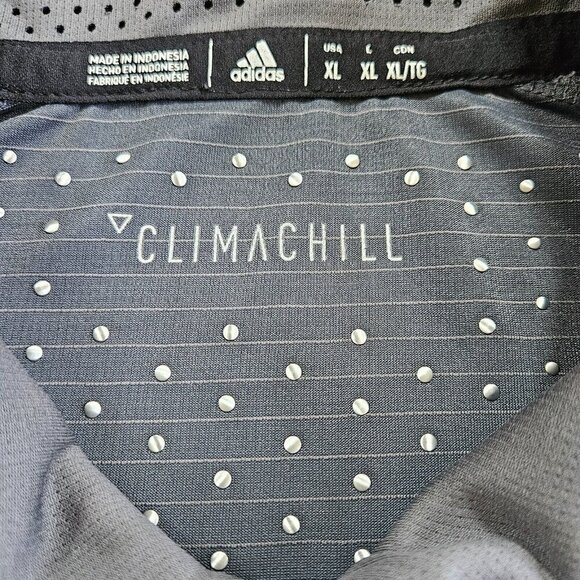 Adidas Vegas Golden Knights T Shirt Mens XL Gray Gold Black NHL Athleisure FLAW - Picture 3 of 16